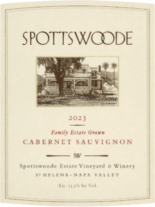 2023 Estate Cabernet label