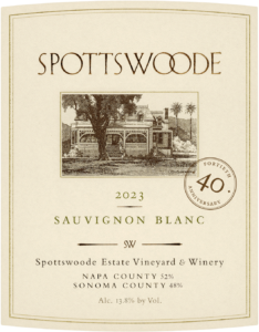 SPW Sauvignon Blanc 2023 Label 40th Vintage